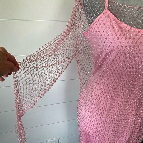 Endless Rose Embellished Mesh Overlay: Size Large NWT - Picture 11 of 11